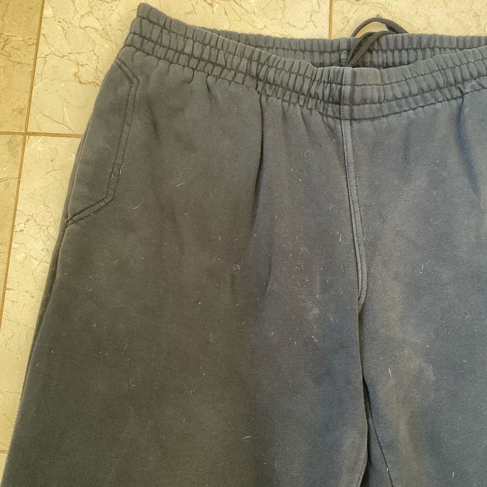 Nike sweats / joggers / loungewear, charcoal gray, drawstring waist, Men’s Sz L - Picture 3 of 12